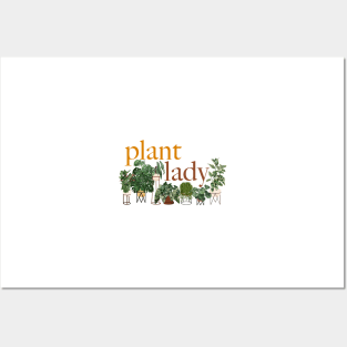 Plant Lady Illustraition 1 Posters and Art